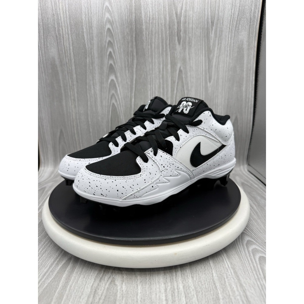 Jordan Stadium 90 Low TD Mens‎ Size 10 White Speckle Football Cleats HQ0210-100